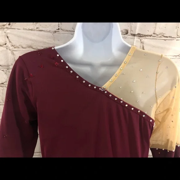 ❤️‍🔥Custom/Skating Dress❤️‍🔥EUC❤️‍🔥Measurements In Pics❤️‍🔥 - Picture 5 of 16